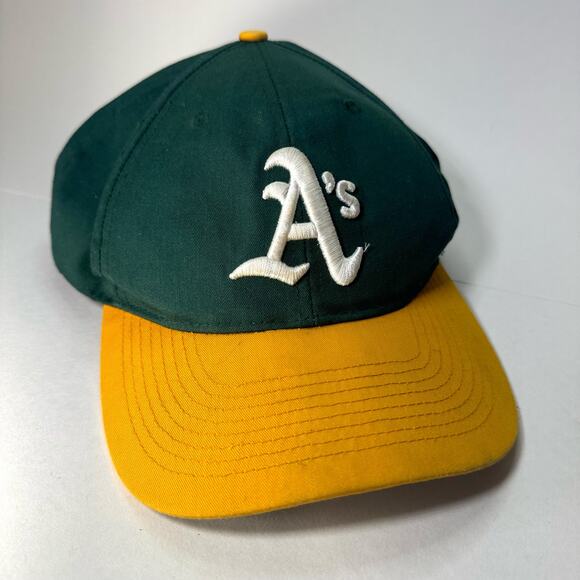 Oakland A’s OC Sports Hat Strapback Baseball Cap Hat Green OC Sports OSFA MLB - Picture 3 of 9